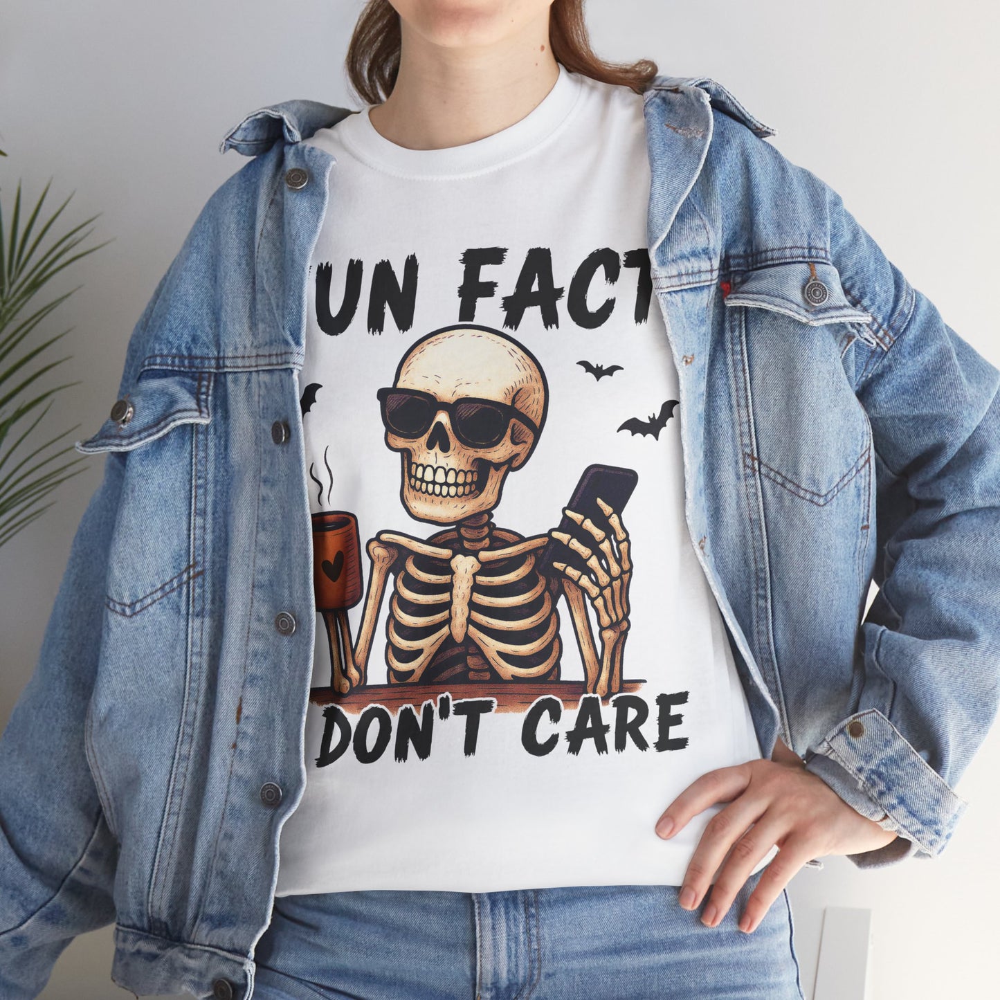 Funny Unisex Tee - 'Fun Fact I Don't Care Shirt'