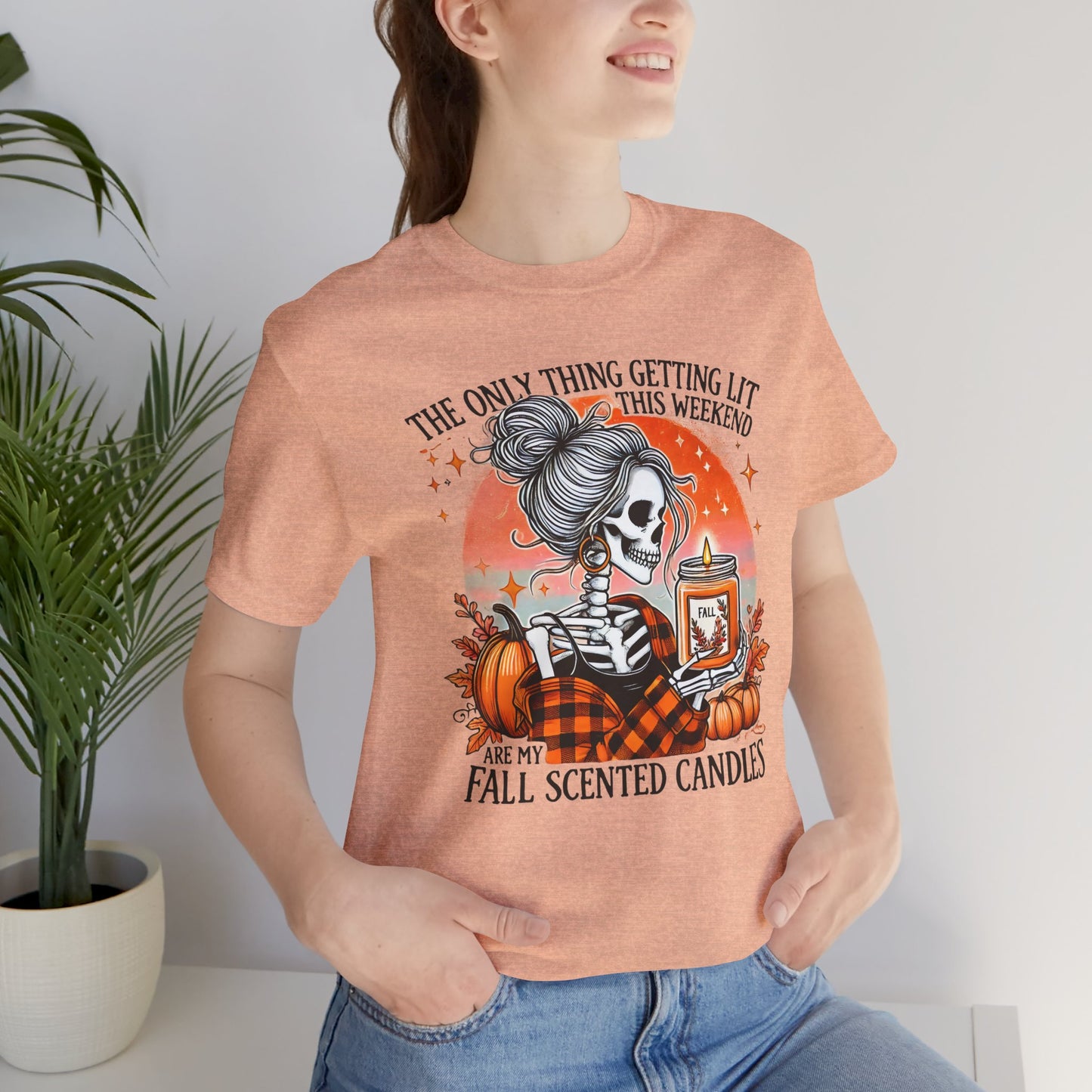 Lit Weekend Fall Scented Candles Coffee Club T-Shirt