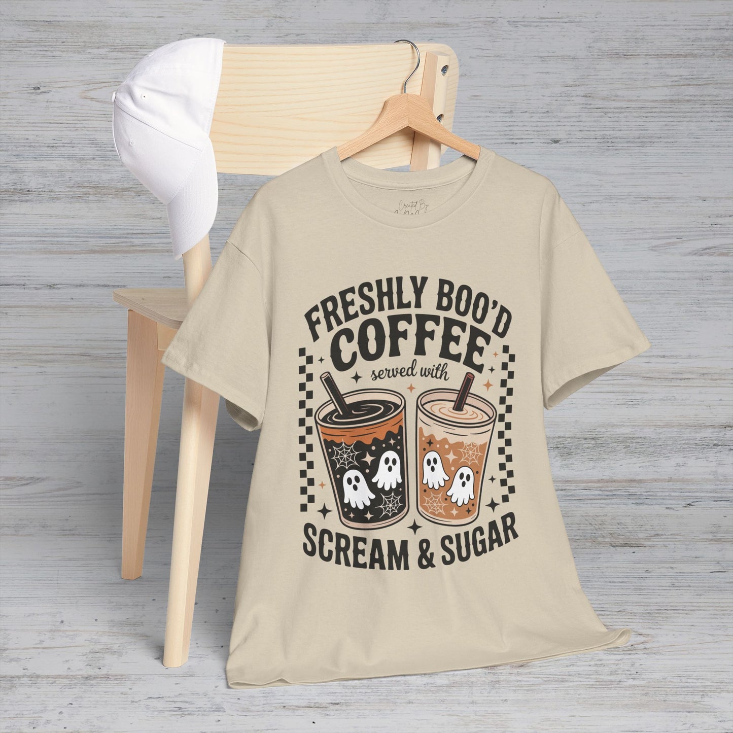 Freshley Boo'd Coffee 2 Cups T-Shirt