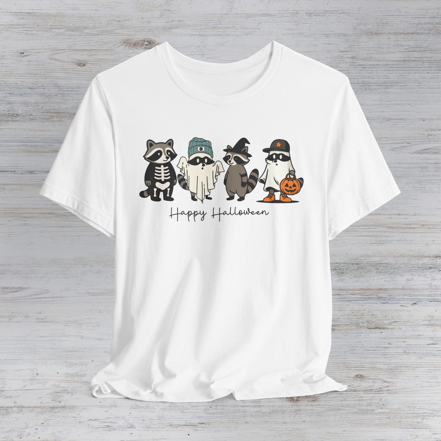 Adorable Halloween Raccoon T-Shirt