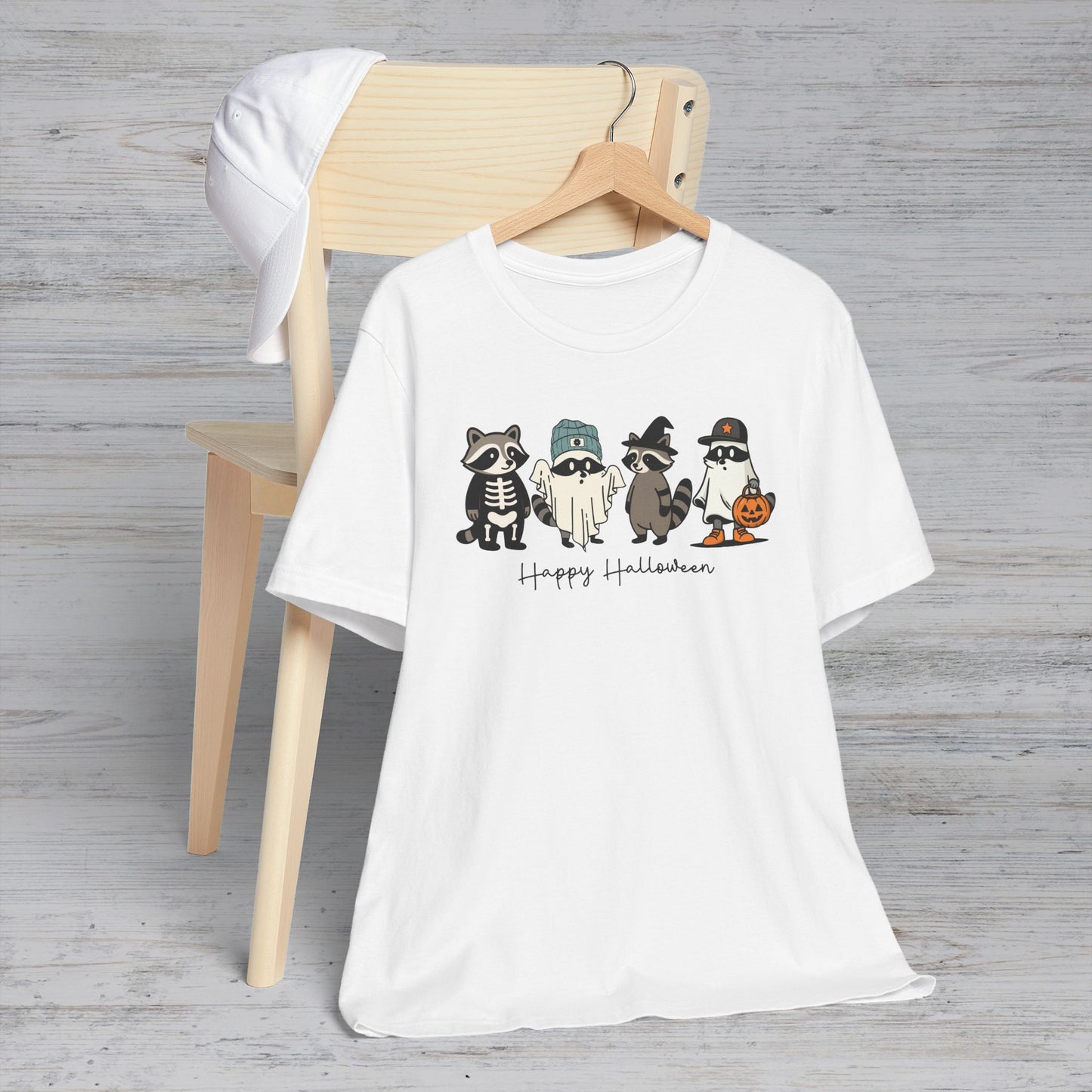 Adorable Halloween Raccoon T-Shirt