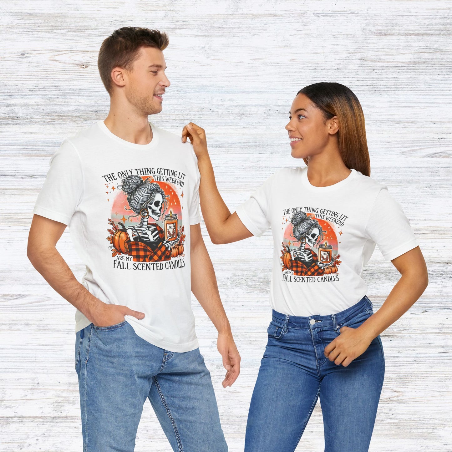 Lit Weekend Fall Scented Candles Coffee Club T-Shirt