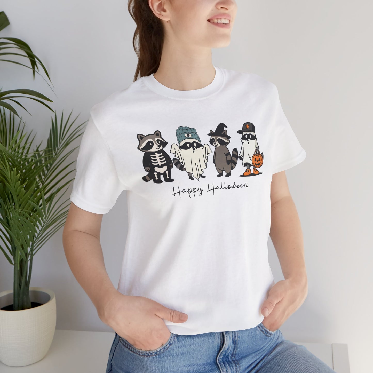 Adorable Halloween Raccoon T-Shirt