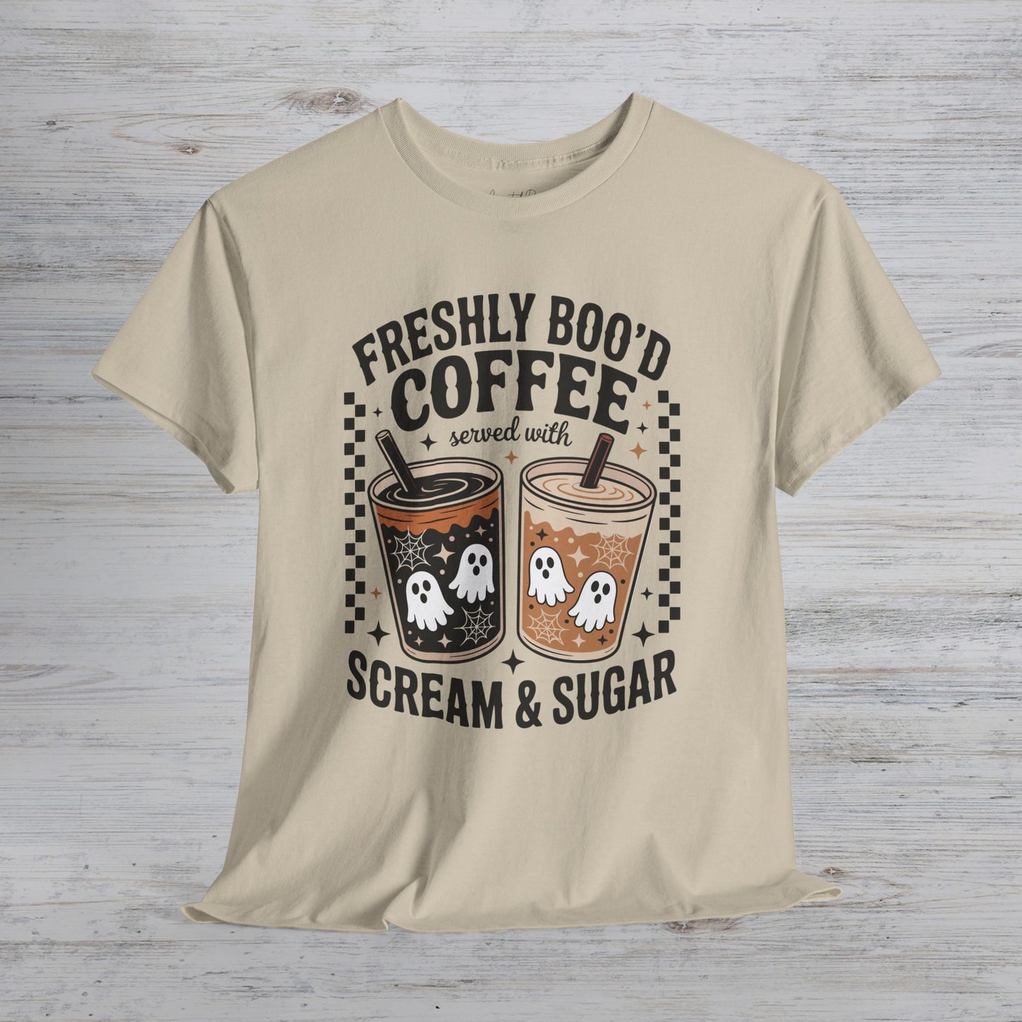 Freshley Boo'd Coffee 2 Cups T-Shirt