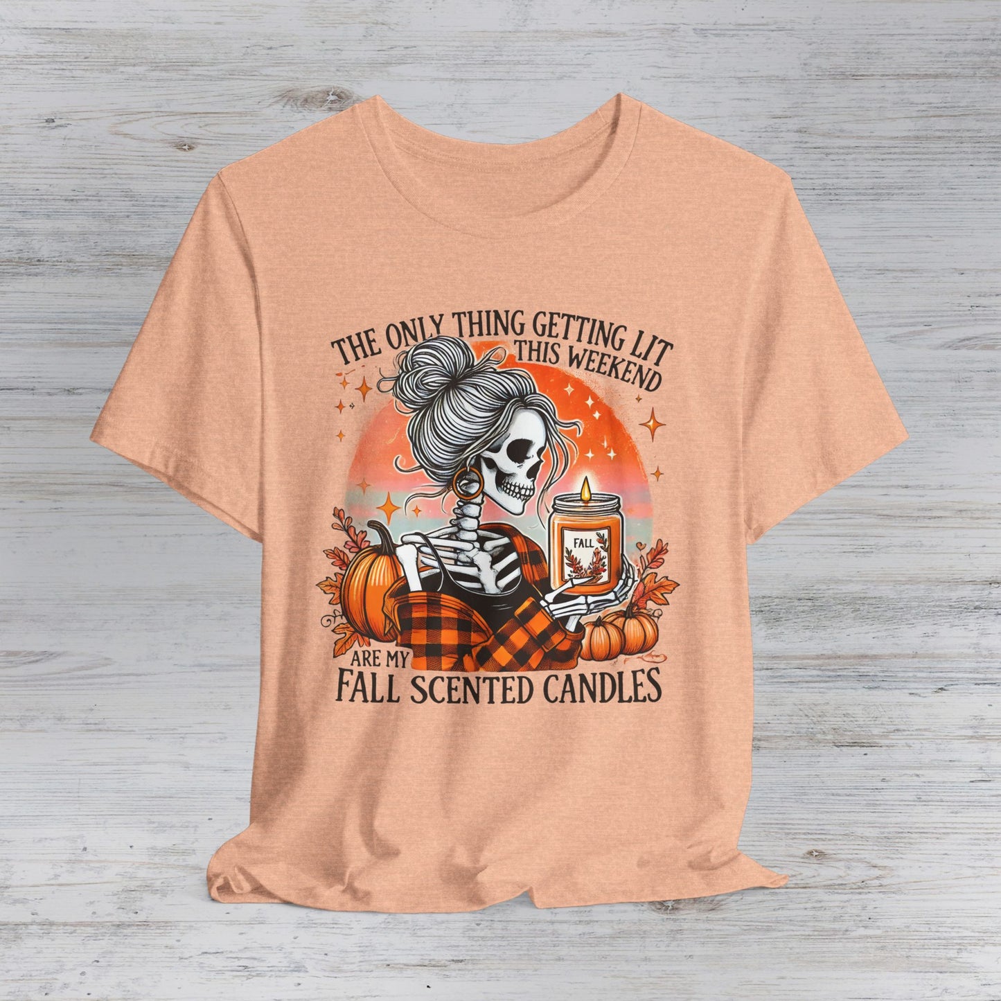 Lit Weekend Fall Scented Candles Coffee Club T-Shirt