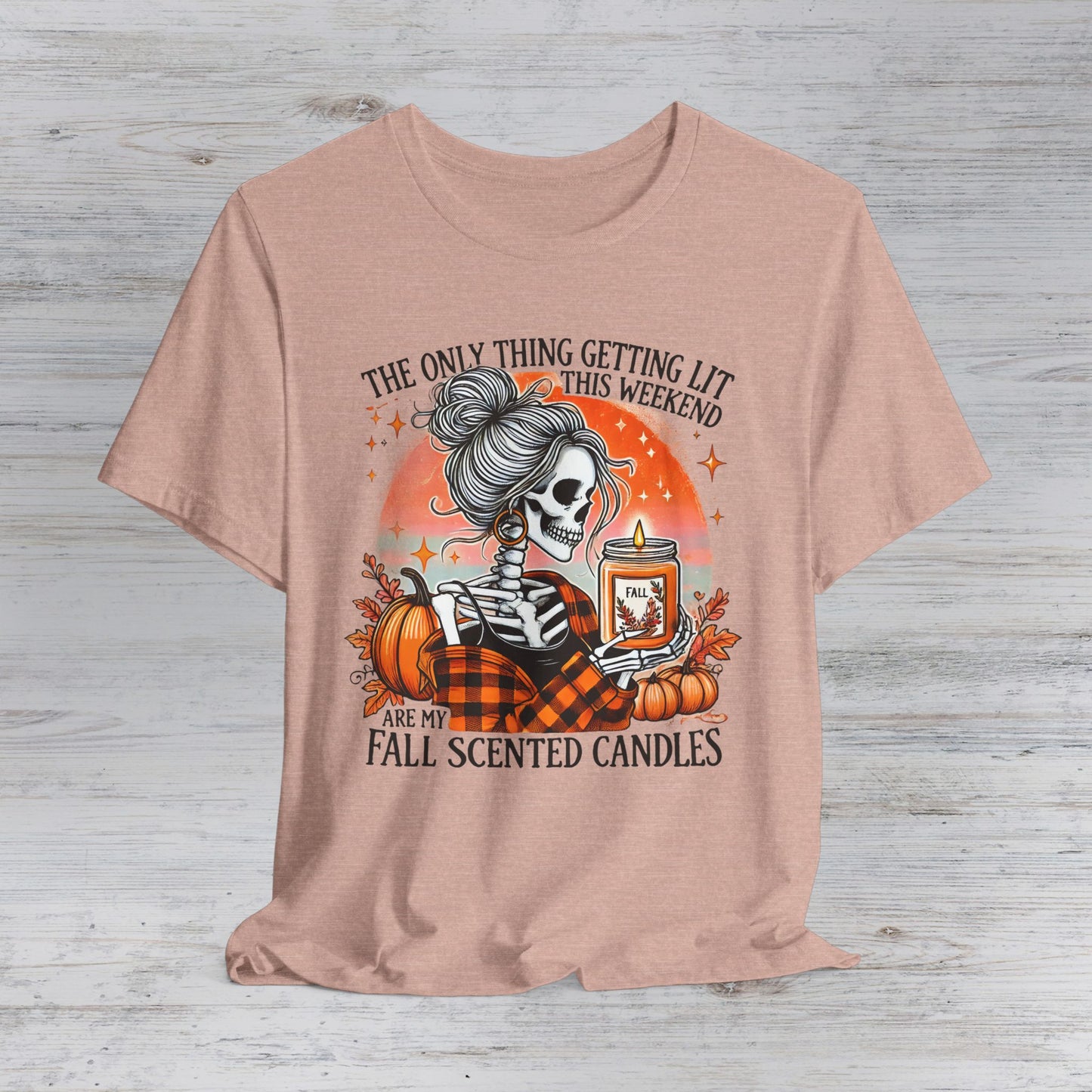 Lit Weekend Fall Scented Candles Coffee Club T-Shirt