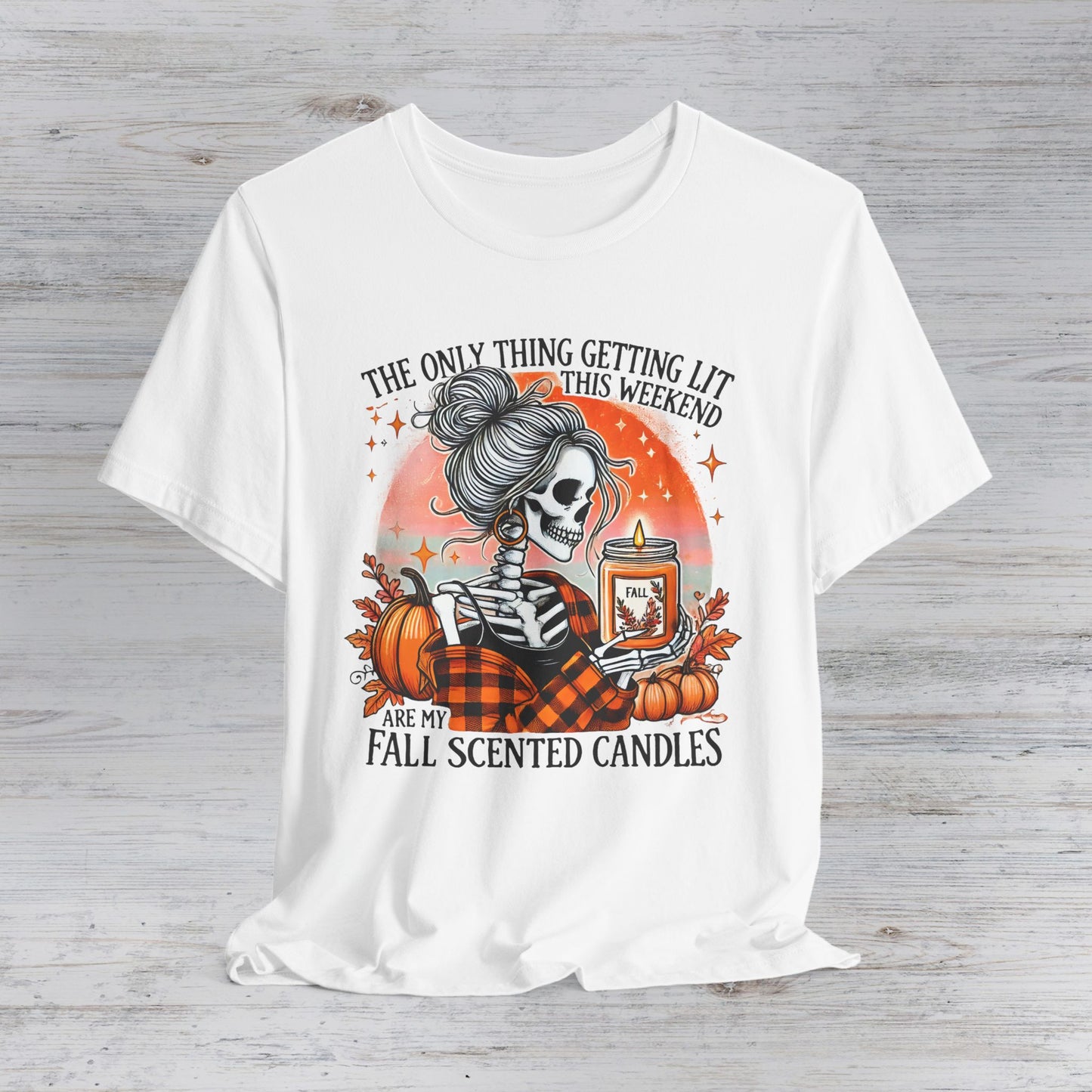 Lit Weekend Fall Scented Candles Coffee Club T-Shirt