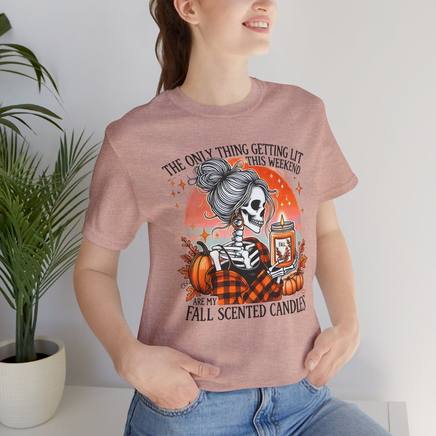 Lit Weekend Fall Scented Candles Coffee Club T-Shirt