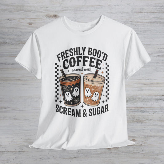 Freshley Boo'd Coffee 2 Cups T-Shirt