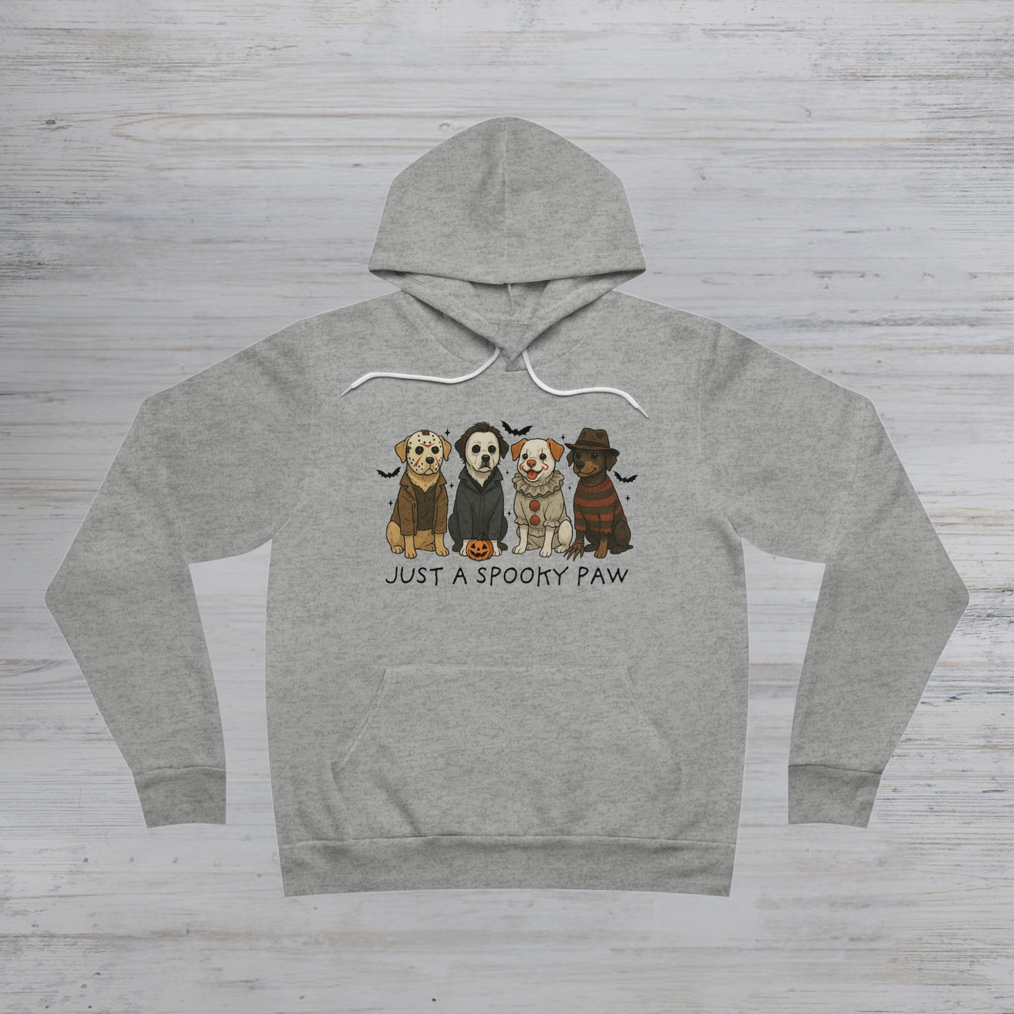 Spooky Dog Themed Hoodie