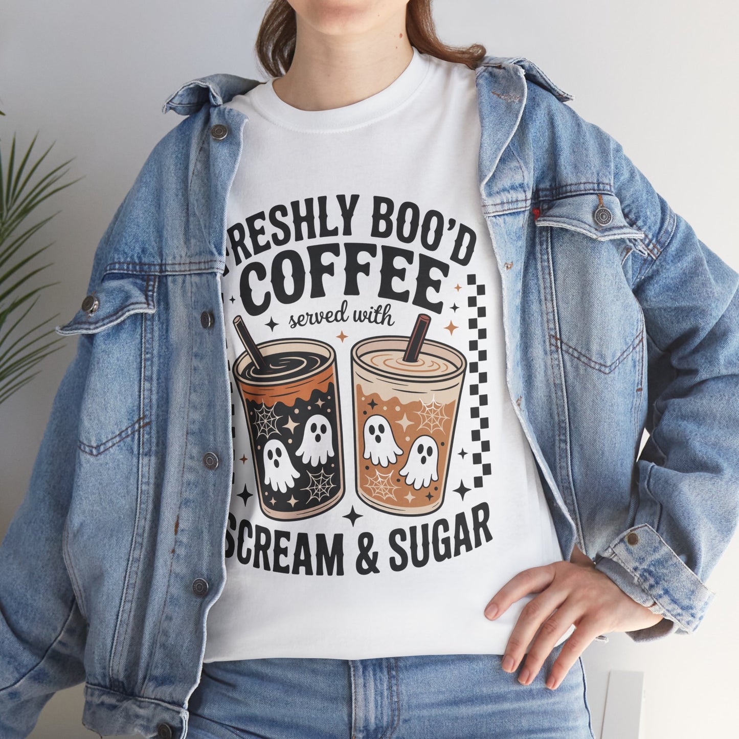 Freshley Boo'd Coffee 2 Cups T-Shirt