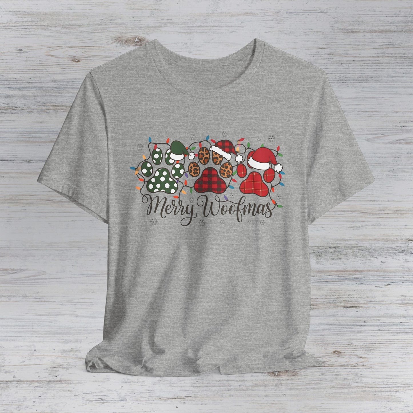 Christmas Paws Unisex Tee