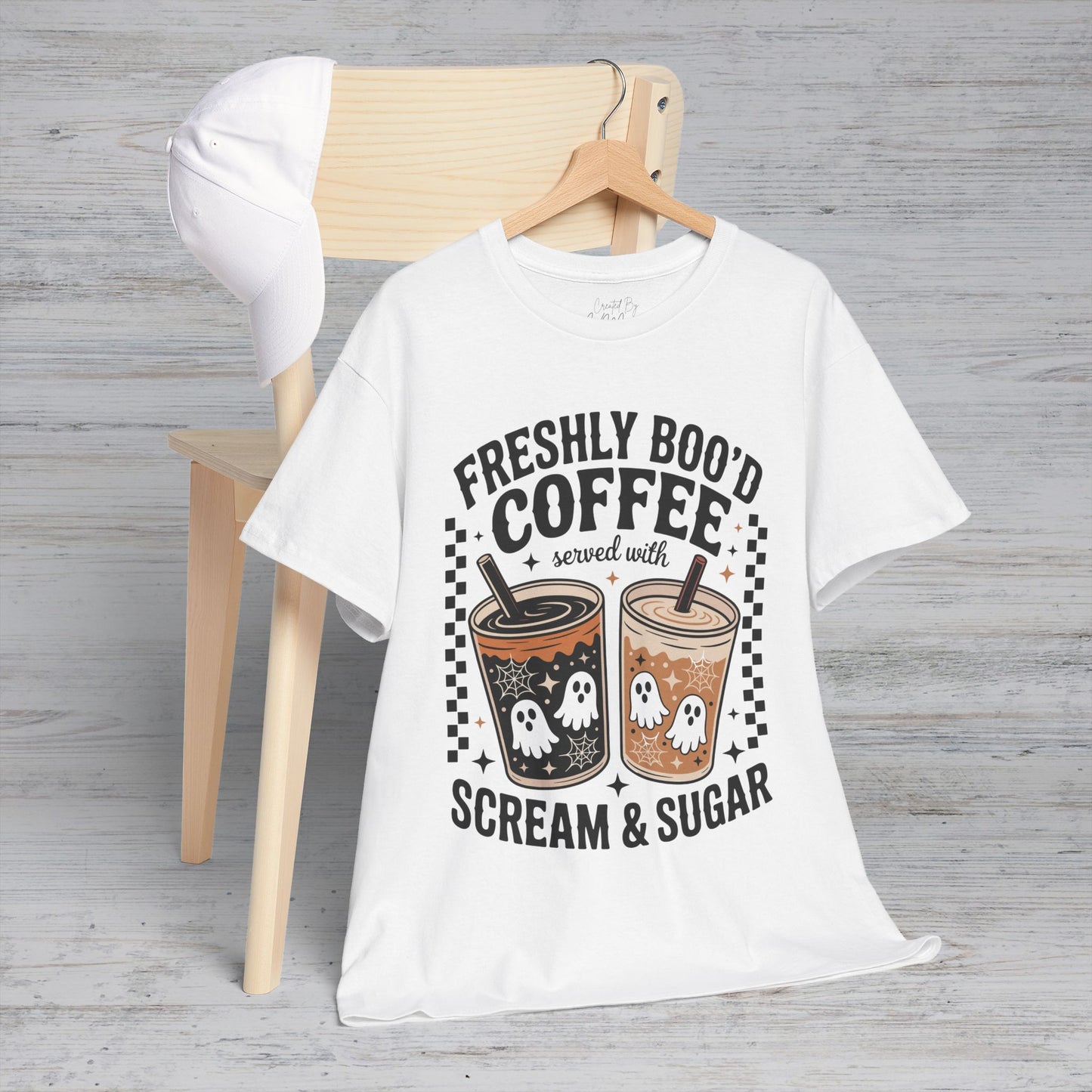 Freshley Boo'd Coffee 2 Cups T-Shirt
