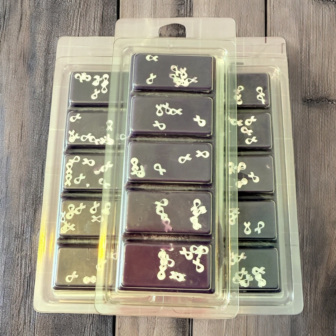 Limited Edition Lung Cancer Awareness Snap Bar Wax Melts – Garden Lilac | 50g