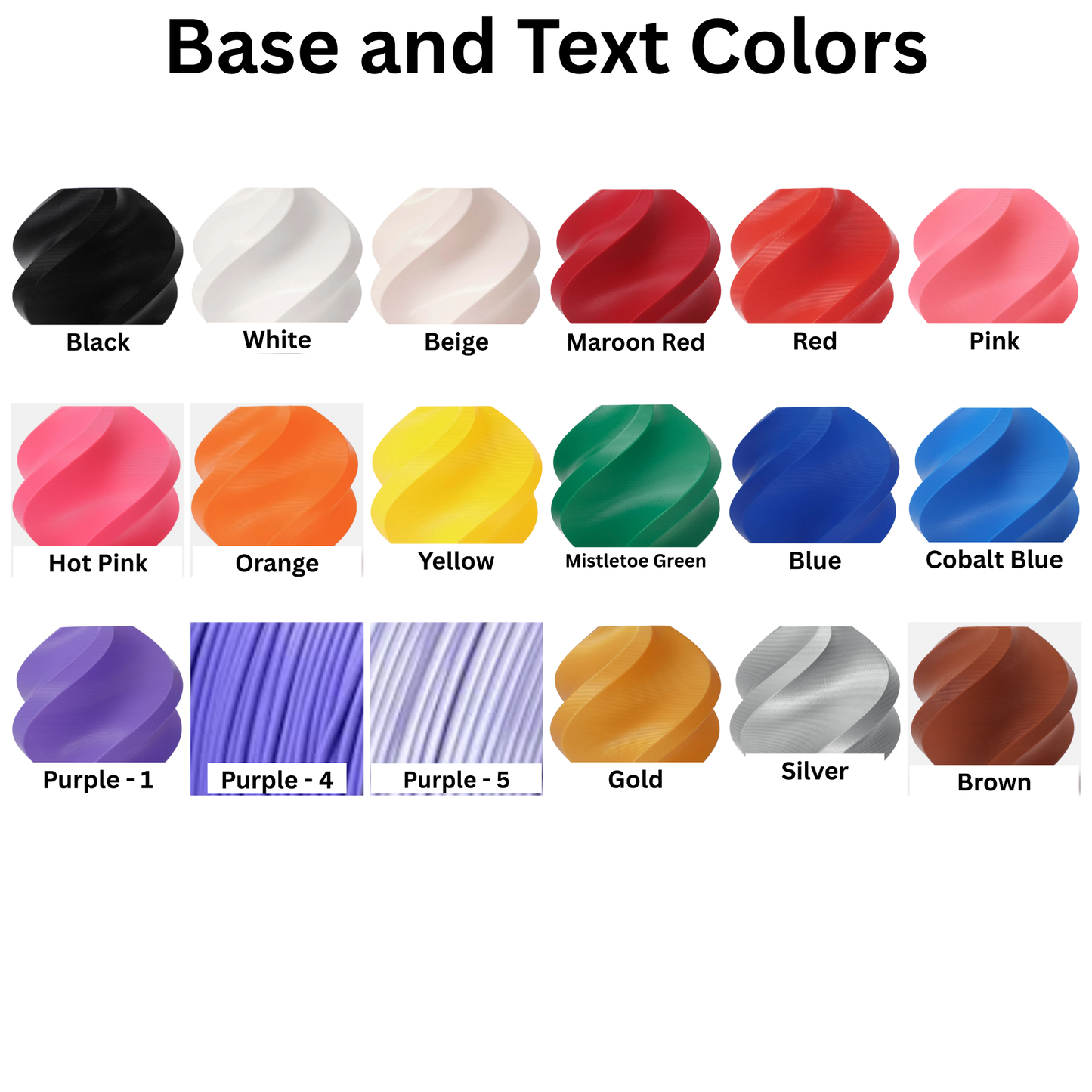 Custom 3D Printed Name Keychain