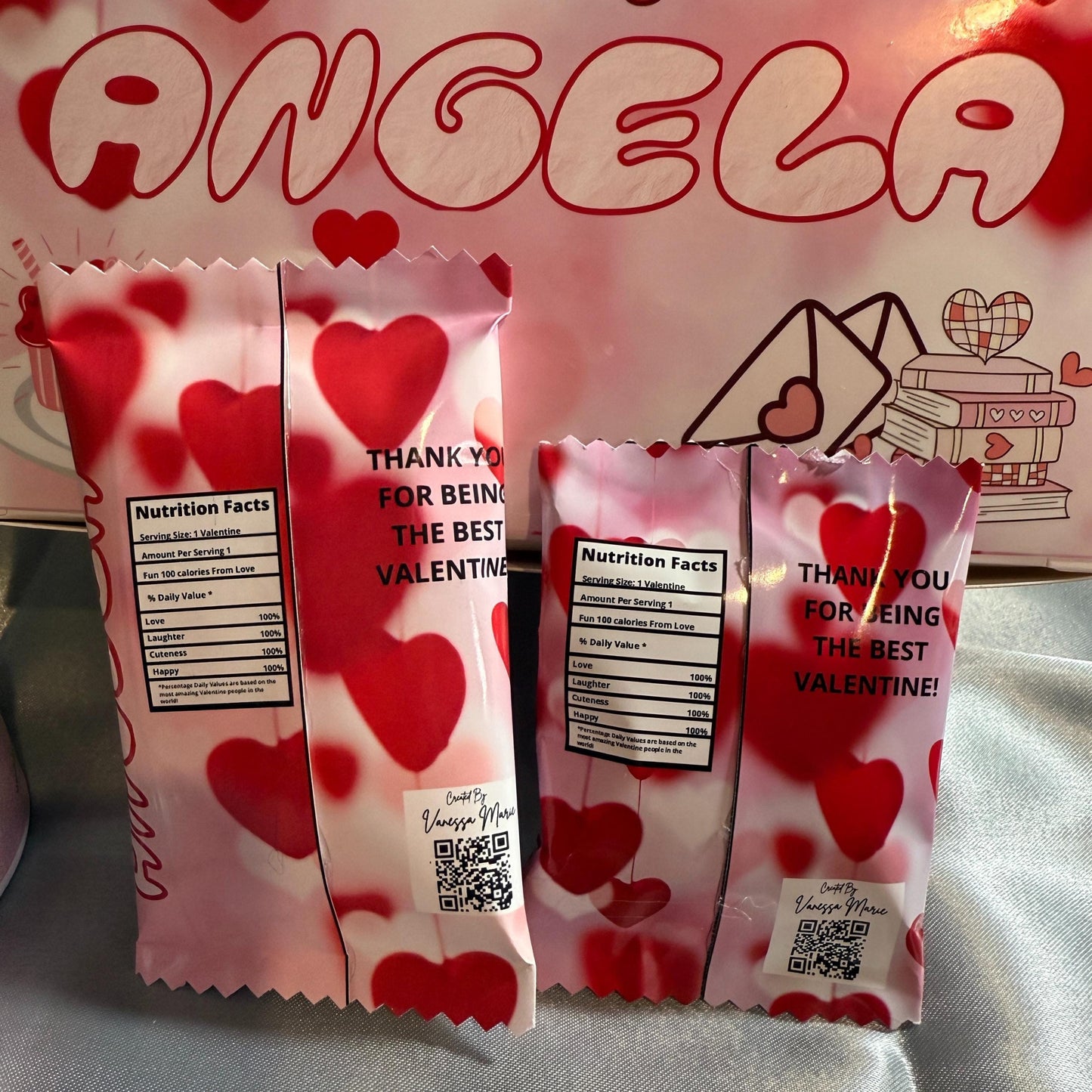 Personalized Valentine's Day Gift Box with Custom Made Items, Unique Romantic Gifts & Keepsake Ideas for Her